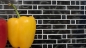 Preview: Mosaik Verbund Glasmosaik Chic samtschwarz Transluzent Verbundoptik schwarz glänzend