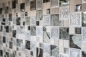 Preview: Mosaique combinaison mosaique de verre Resin mix argent avec Ornament Mix translucide aspect ornemental brillant