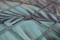 Preview: Mosaique Carre Mosaique de verre Rain Forest mix green black translucide aspect floral vertn noir brillant