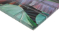 Preview: Mosaique carree Mosaique de verre Rain Forest mix green purple translucide aspect floral vertbrillant