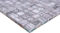 Mobile Preview: Mosaikfliese Glasmosaik Kombi Retro wood grau - 78-W09