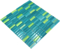Preview: Mosaique de verre Carreau de bordure Kiwi Vert Baton Style - 77-0508_b