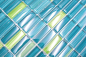 Preview: Mosaique de verre Carreau de bordure Kiwi Vert Baton Style - 77-0508_b
