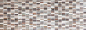 Preview: Mosaique rectangle Mosaique de verre Artificial Stein Alu EP mix beige marron Mix Translucide Composite aluminium aspect croise argent noir mat