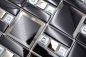 Preview: Combinacion de mosaico de vidrio mezcla de mosaico negro translucido diamante mirada brillante