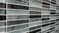 Preview: Batonnets de mosaique Mosaique de verre Day silver translucide aspect croise argent brillant
