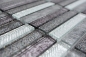 Preview: Batonnets de mosaique Mosaique de verre Day silver translucide aspect croise argent brillant