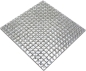 Preview: Mosaique Carre Mosaique de verre scintillant blanc translucide aspect diamant cristal brillant