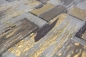 Preview: Mosaique de verre brun avec or brillant mur cuisine salle de bain douche - 88-SW01