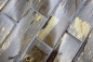 Preview: Mosaique de verre brun avec or brillant mur cuisine salle de bain douche - 88-SW01