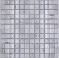 Preview: Mosaico Mosaico de vidrio cuadrado Wildlife blanco Translucido Wildlife look blanco brillante