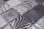 Preview: Mosaico Mosaico de vidrio cuadrado Wildlife negro Translucido Wildlife look negro brillante