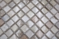 Preview: Mosaico cuadrado de vidrio mosaico de vida silvestre de color beige translucido mirada vida silvestre brillante
