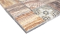 Mobile Preview: Mosaikfliese Patchwork braun beige marrone Fliesenspiegel Küchenrückwand 160-w200
