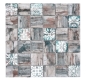 Preview: Mosaique Carre Mosaique de verre mix grey brown green Translucide gris brun vert mat