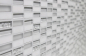 Preview: Batonnets de mosaque de verre pierre mix blanc mat mix translucide optique croise brillant