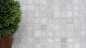 Preview: Mosaique Carre Mosaique de verre Pierre mix Cream blanc Mix translucide aspect strie brillant