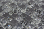 Preview: Mosaique Carre Mosaique de verre Pierre mix noir Mix translucide brillant
