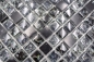 Preview: Mosaique de verre Pierre naturelle Aspect brise Rustique Graphite noir 92-1028