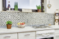 Preview: Mosaique Brick Mosaique de verre Pierre mix gris-vert Mix translucide aspect maconnerie brillant
