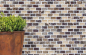 Preview: Mosaique Brick Mosaique de verre Pierre mix emperador fonce Mix translucide aspect maconnerie beige fonce brillant