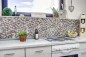 Preview: Mosaique Brick Mosaique de verre Pierre mix emperador fonce Mix translucide aspect maconnerie beige fonce brillant