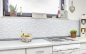 Preview: Batonnets de mosaque de verre pierre mix blanc mix translucide aspect crois brillant