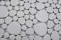 Preview: Kieselmosaik Drops weiß matt Keramiksteine Mosaiksteine Duschboden Duschwand - 12-0111