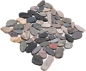 Preview: Flusskiesel Steinkiesel Steinboden geschnitten flach gelb beige grau anthrazit 30-0104