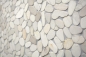 Preview: Galets de riviere Galets de pierre Sol en pierre taille plat blanc cream 30-IN14