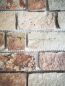 Preview: Schiefer Steinwand Naturstein Mosaik braun rost Wandverblender 34-1204