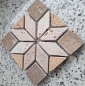 Preview: Inlay Decor Mini Antique Natural Stone Noce Gold Chiaro Beige Brown Gold - DEKO37