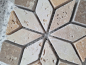 Preview: Inlay Decor Mini Antique Natural Stone Noce Gold Chiaro Beige Brown Gold - DEKO37