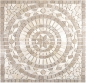 Preview: Rossone Dekor 61x61x1 Mars chiaro, noce Rosone Travertin mix beige braun matt