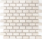 Mobile Preview: Marmor Mosaik Natursteinmosaik weiß Brick Ibiza Antik Sopo-46692
