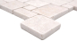 Preview: Pierre naturelle Carreaux de mosaique Marbre ivoire mat mur sol cuisine salle de bain douche - 40-FP41