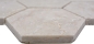 Preview: Naturstein Mosaikfliesen Marmor elfenbein matt Wand Boden Küche Bad Dusche - 42-HX141