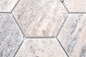 Preview: Naturstein Mosaikfliesen Terrasse Travertin weissgrau matt Wand Boden Küche Bad Dusche - 42-HX147