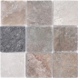 Preview: Mosaico cuarcita mezcla beige gris mate - 10 hojas de mosaico