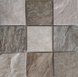 Preview: Cuarcita piedra natural azulejo pared azulejo suelo beige gris 36-0210