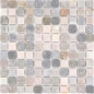 Mobile Preview: Quarzit Mosaik Naturstein Wandmosaik Bodenmosaik beige grau 36-0206