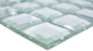 Preview: Mosaique Carre Mirror Metro Translucide Mosaique de verre aspect metro miroir brillant