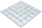 Preview: Mosaique Carre Mirror Metro Translucide Mosaique de verre aspect metro miroir brillant