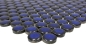 Preview: Button mosaic Round mosaic Loop Penny cobalt blue shiny ceramic 10-0405
