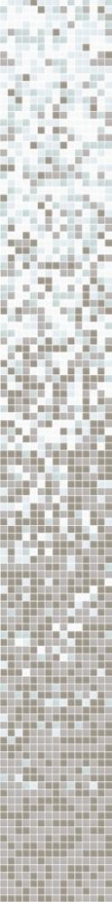 Glasmosaik Farbverlauf Weiss Creme Grau Duschwand Bad Mosaikfliesen Shading Blend Sfumature Crema Bianca Grigio - 300-0202