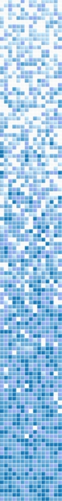 Glasmosaik Farbverlauf weiss hellblau II Duschwand Bad Mosaikfliesen Shading Blend Sfumature Bianco Blu II - Art: 300-402