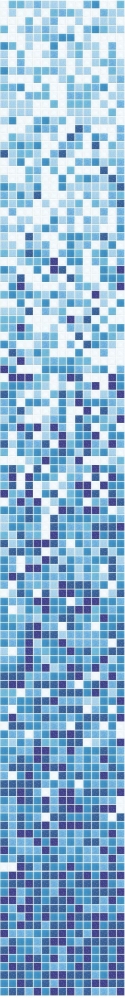 Glasmosaik Farbverlauf weiss hellblau blau II Duschwand Bad Mosaikfliesen Shading Blend
