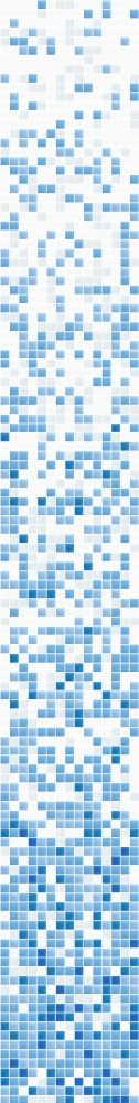 Glasmosaik Farbverlauf weiss hellblau Duschwand Bad Mosaikfliesen Shading Blend Sfumature Bianco Blu - Art: 300-400