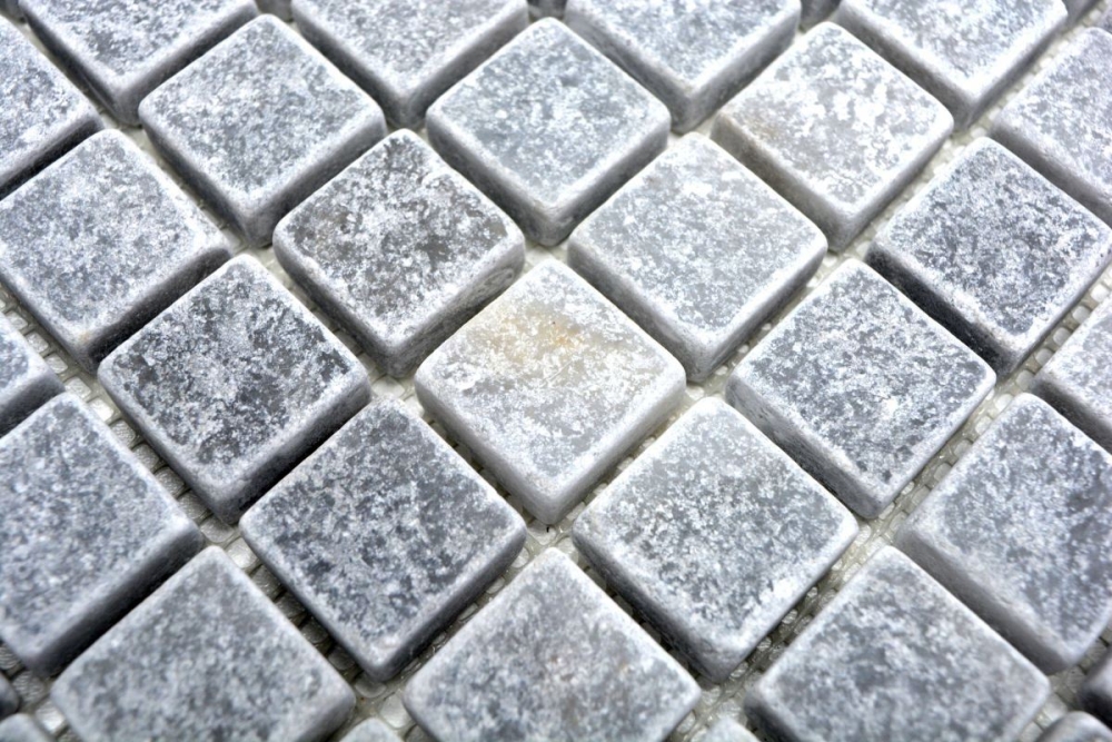 Mosaico de marmol Mosaico de piedra natural gris claro Bardiglio Antique Marble 40-40023