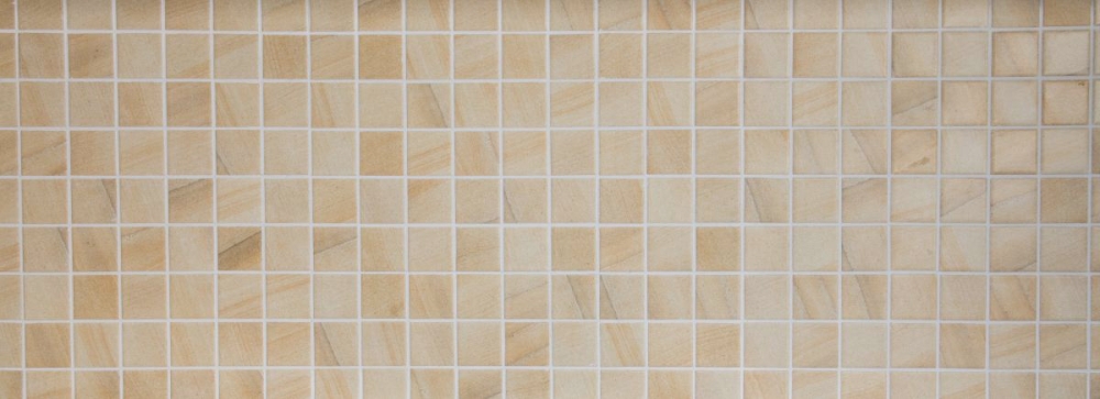 Mosaik Steinoptik Keramik sandbeige matt - 10 Mosaikblaetter